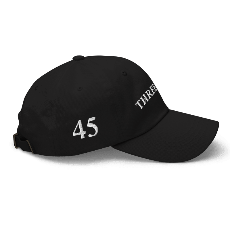 Three-Peat Dad Hat (Red, Pink, Black or Camo)