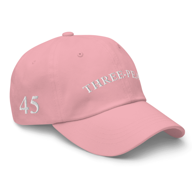 Three-Peat Dad Hat (Red, Pink, Black or Camo)