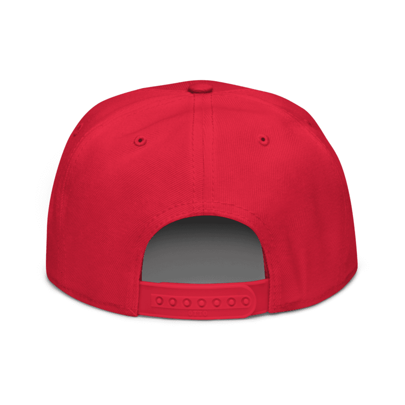 Three-Peat Snapback Hat (Red or Black)