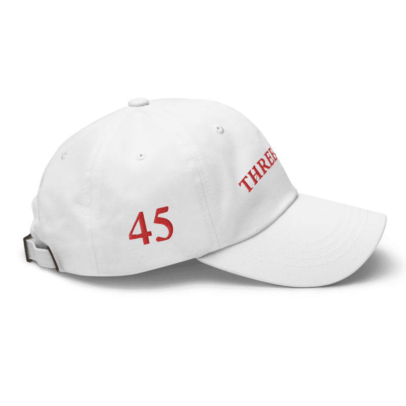 Three-Peat Dad Hat (White, Pink, Black or Camo)