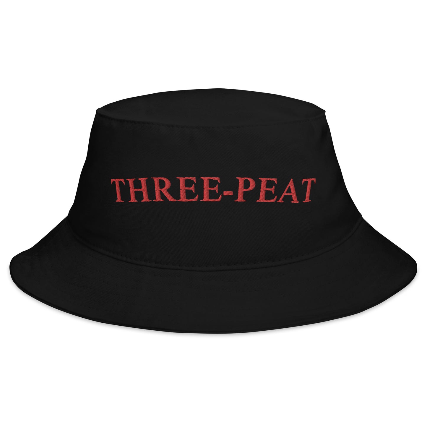 Three-Peat Bucket Hat (White or Black)