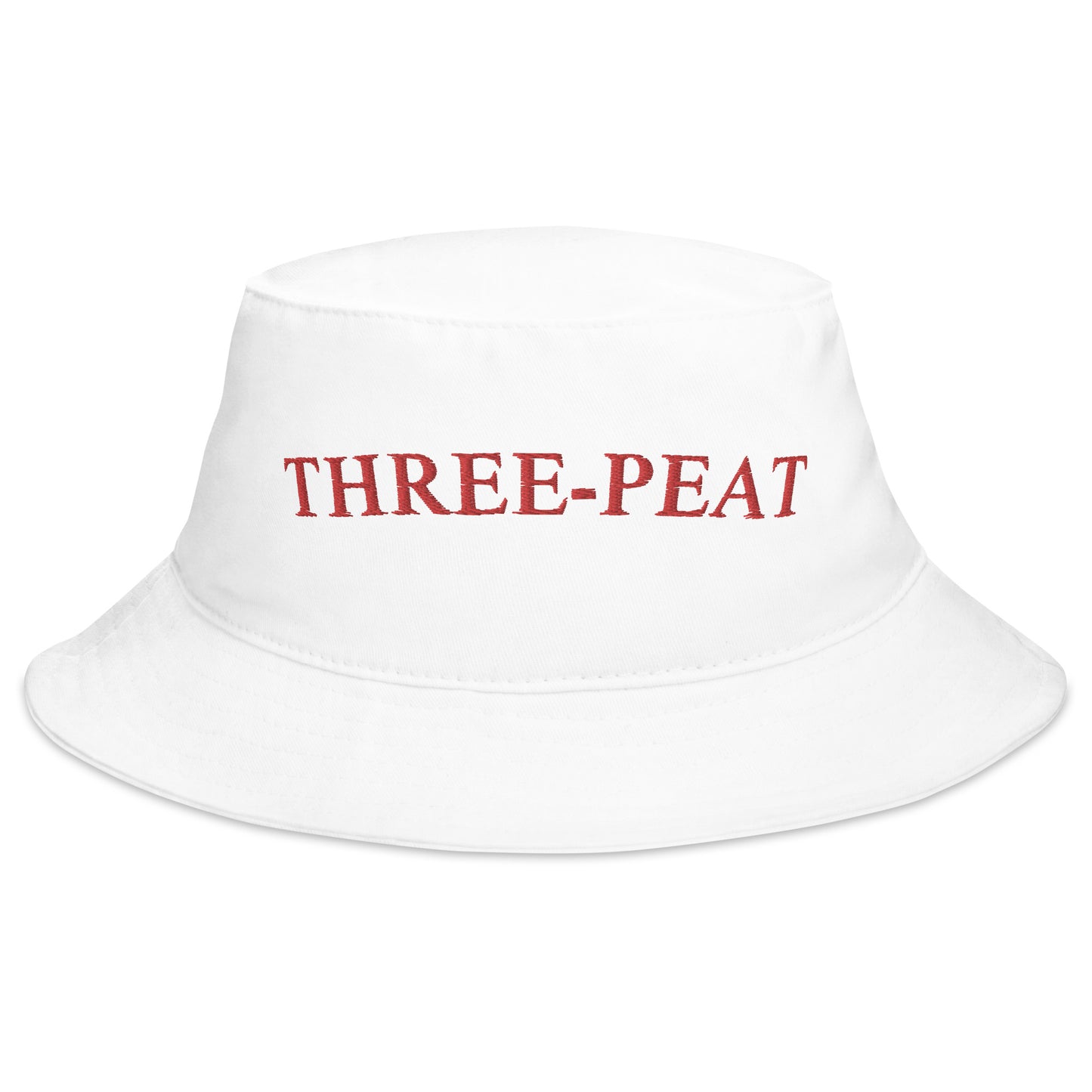 Three-Peat Bucket Hat (White or Black)