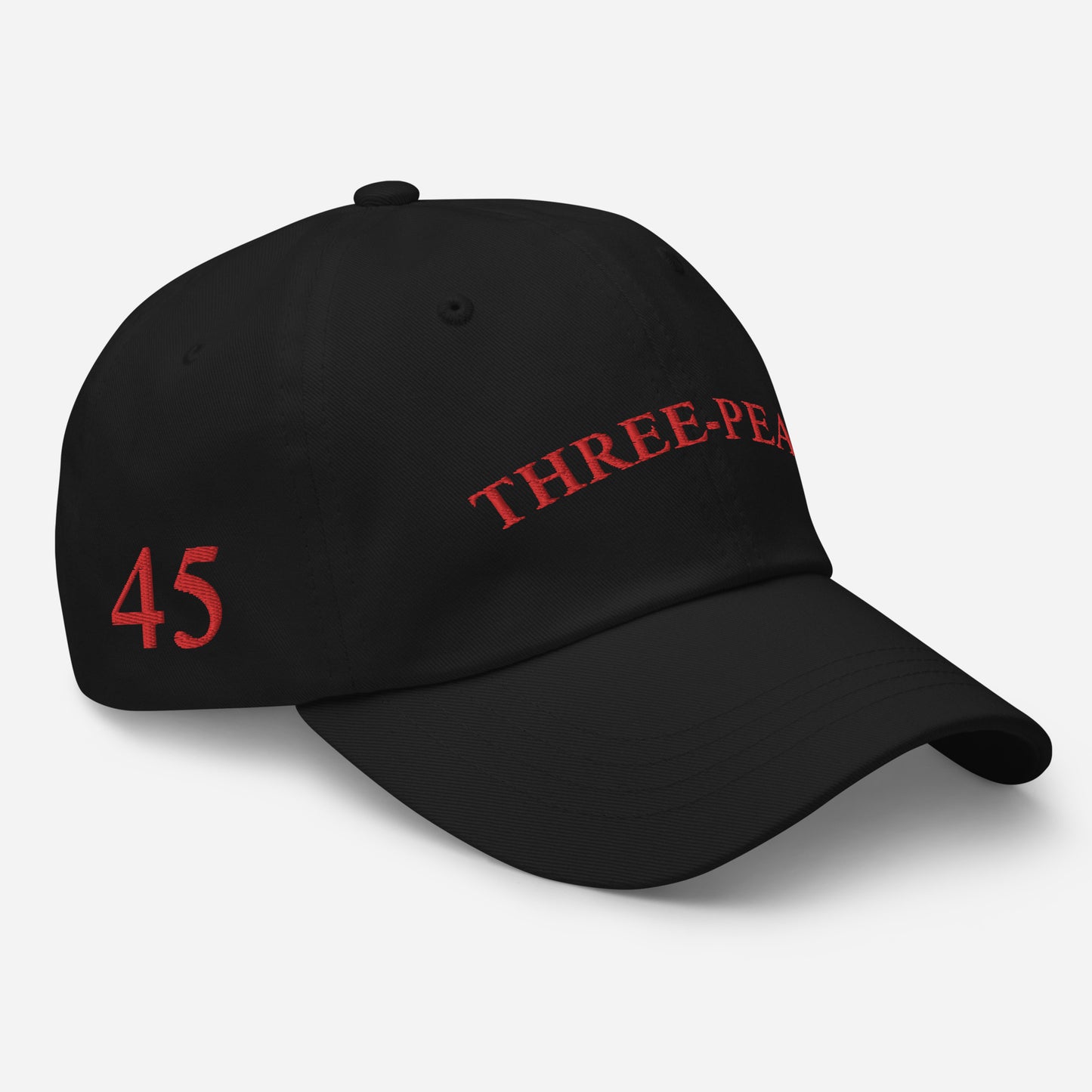 Three-Peat Dad Hat (White, Pink, Black or Camo)