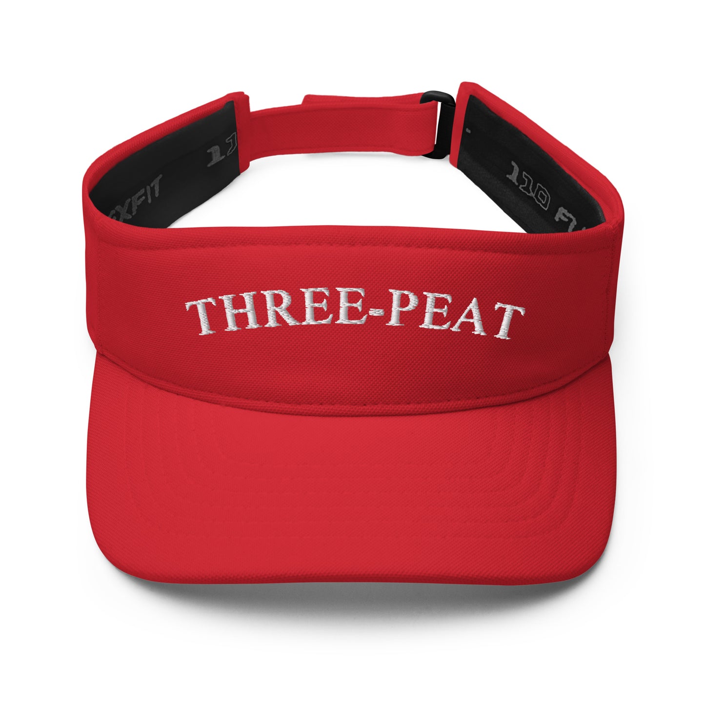 Three-Peat Visor (Red or Black)