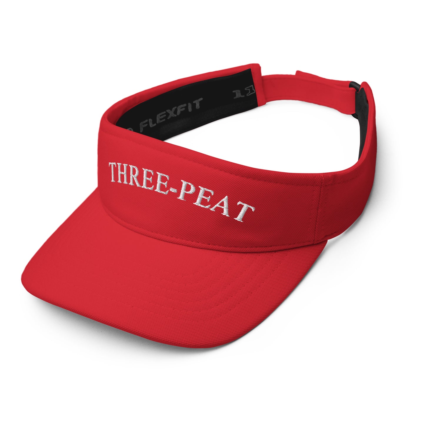 Three-Peat Visor (Red or Black)