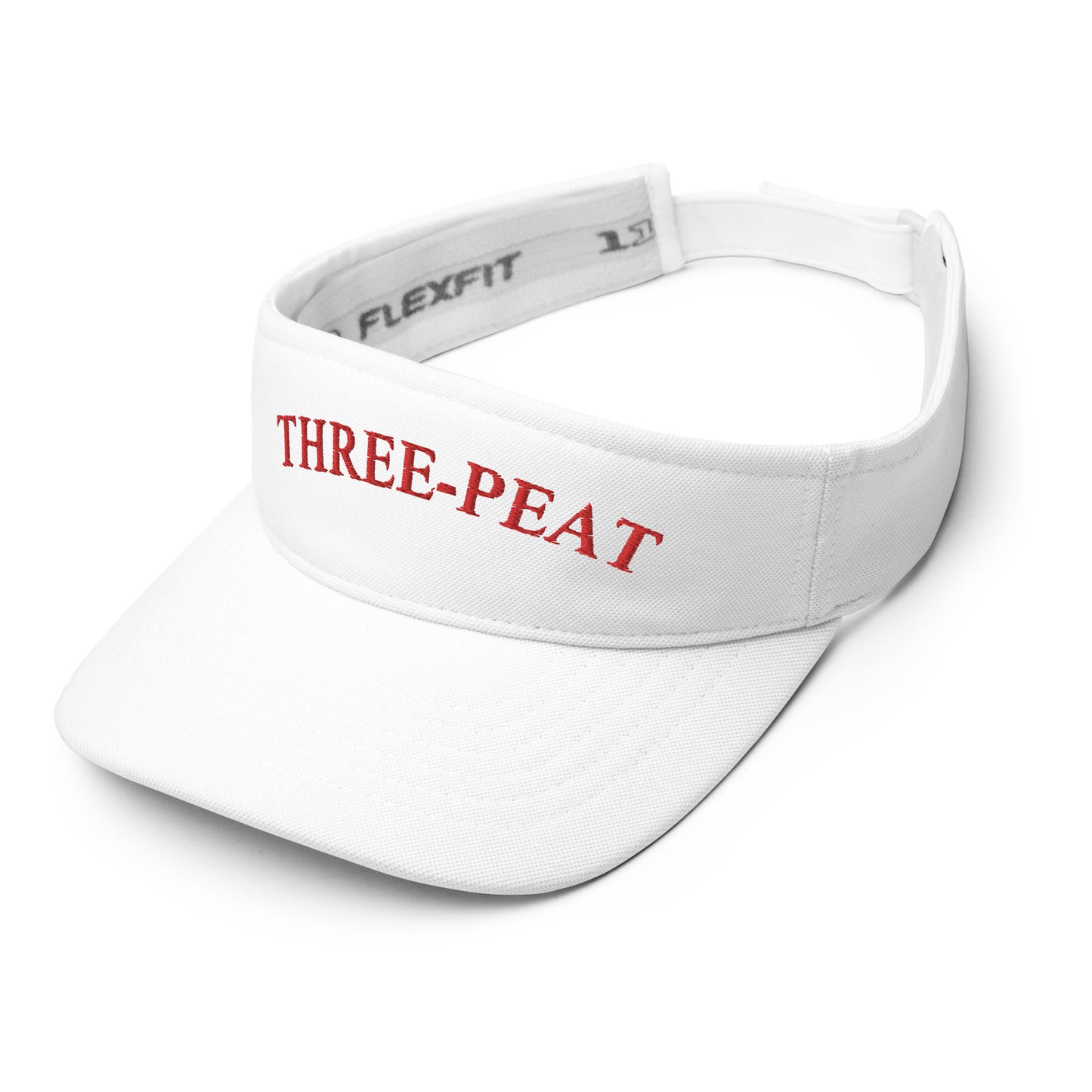 Three-Peat Visor (White or Black)